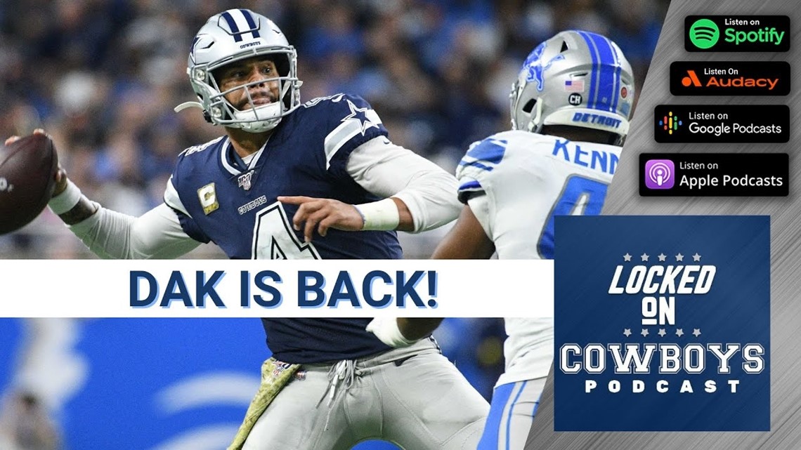 Dallas Cowboys QB Dak Prescott Is Back!!!