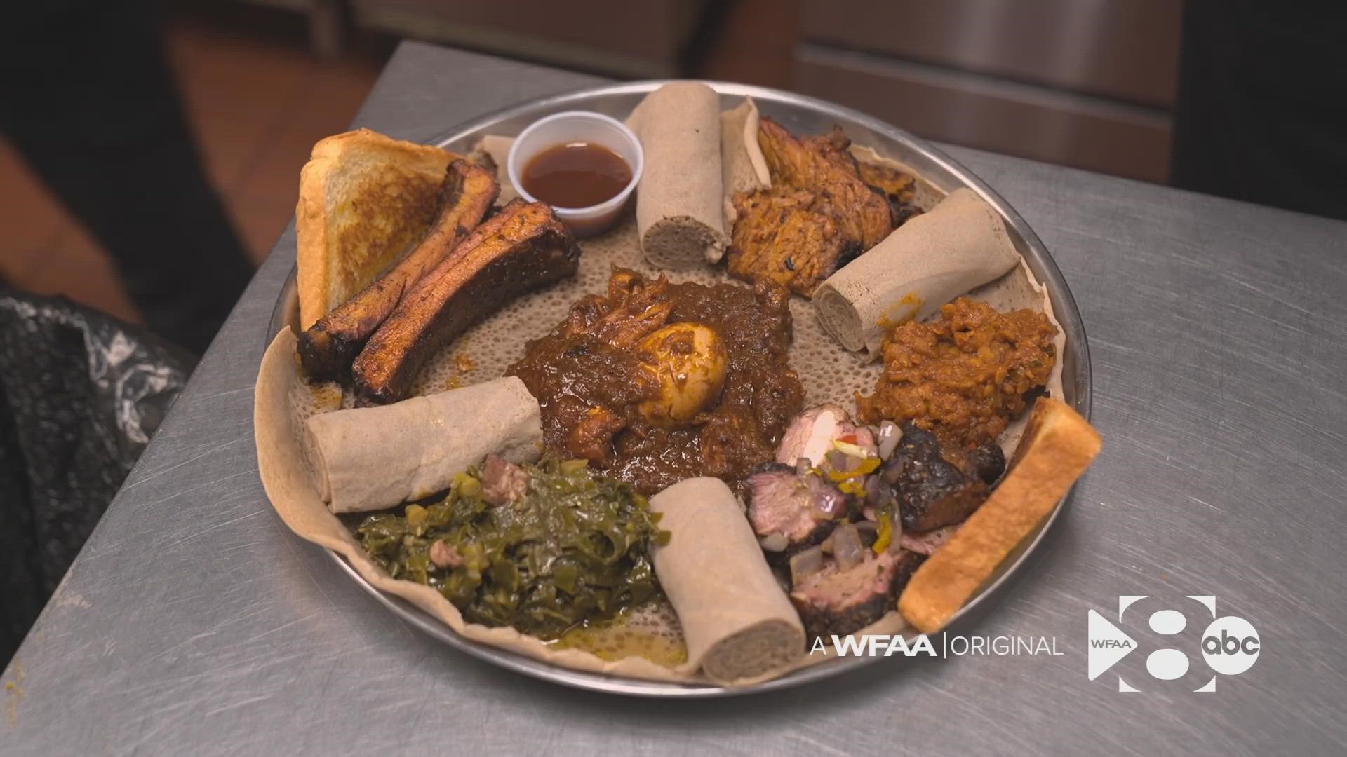 Tex-Ethiopian restaurant Smoke'N Ash BBQ in Arlington was named one of 2022's best restaurants by the New York Times.