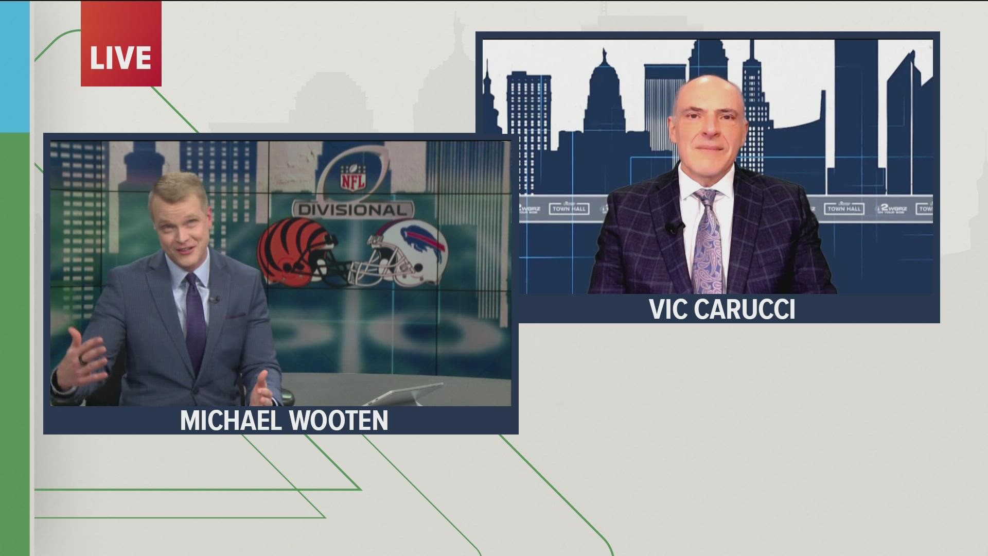 Here are 5 thoughts from WGRZ Bills/NFL Insider Vic Carucci on Buffalo’s divisional-round home playoff game against the Cincinnati Bengals on Sunday.