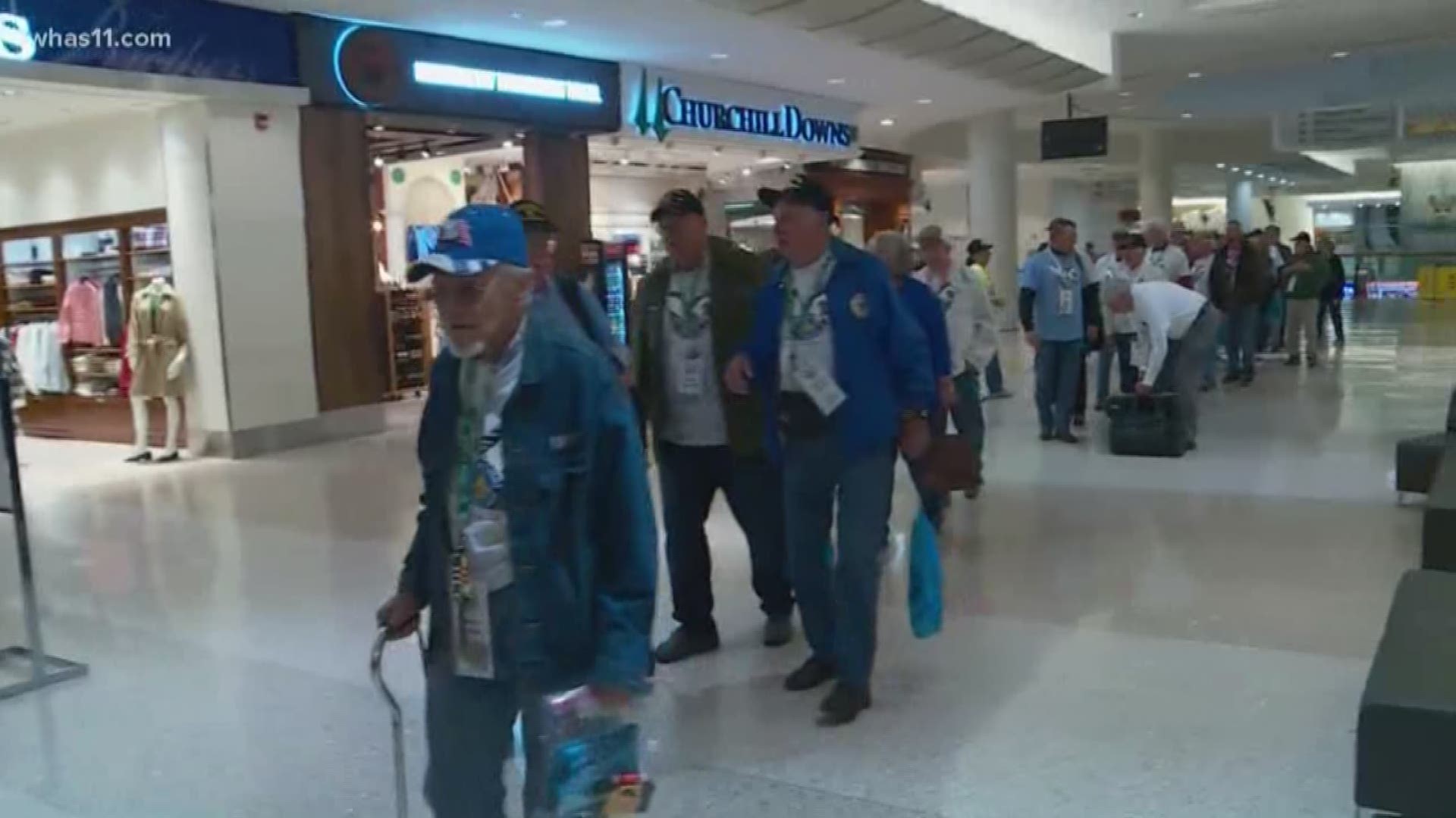 110 veterans are being flown back to Louisville on Wednesday and you can welcome them home.
