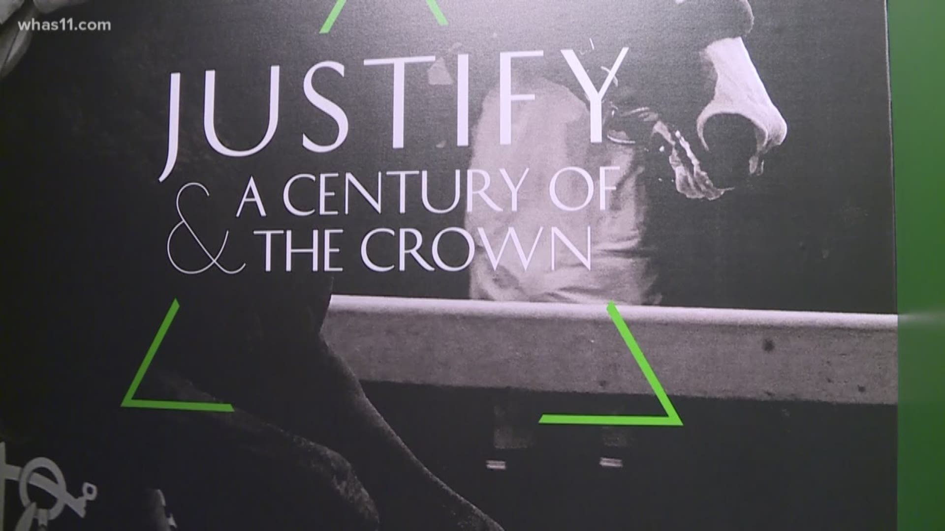 The new exhibit at the Kentucky Derby Museum showcases Justify's journey for the Triple Crown.