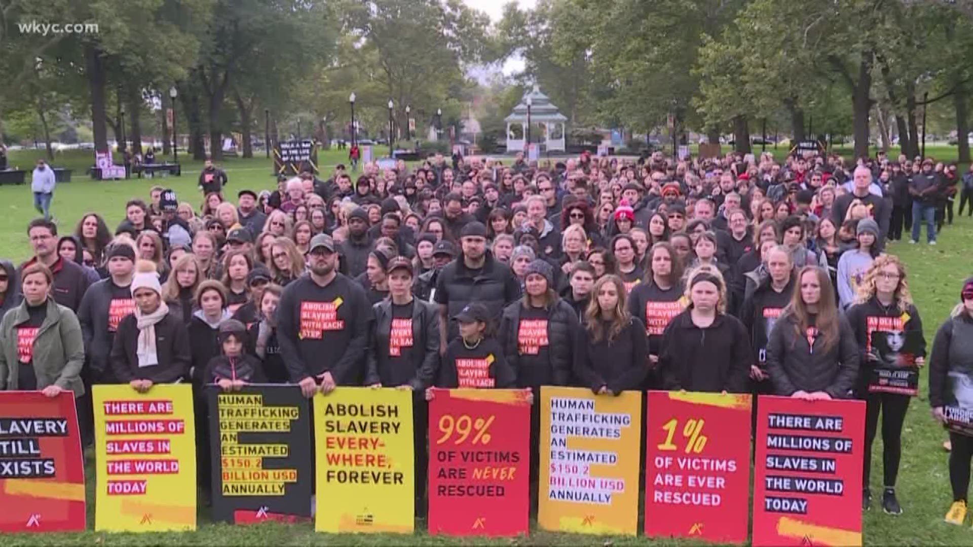 'Cleveland Walk for Freedom' against human trafficking