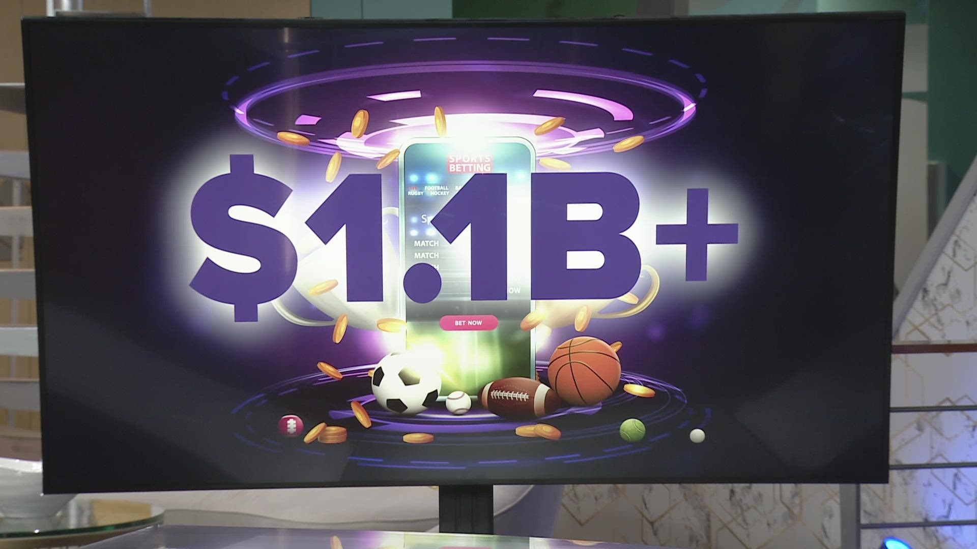 The state of Ohio is reporting more than $1 billion in wagers and $208 million in revenue during the first month of legalized sports betting.