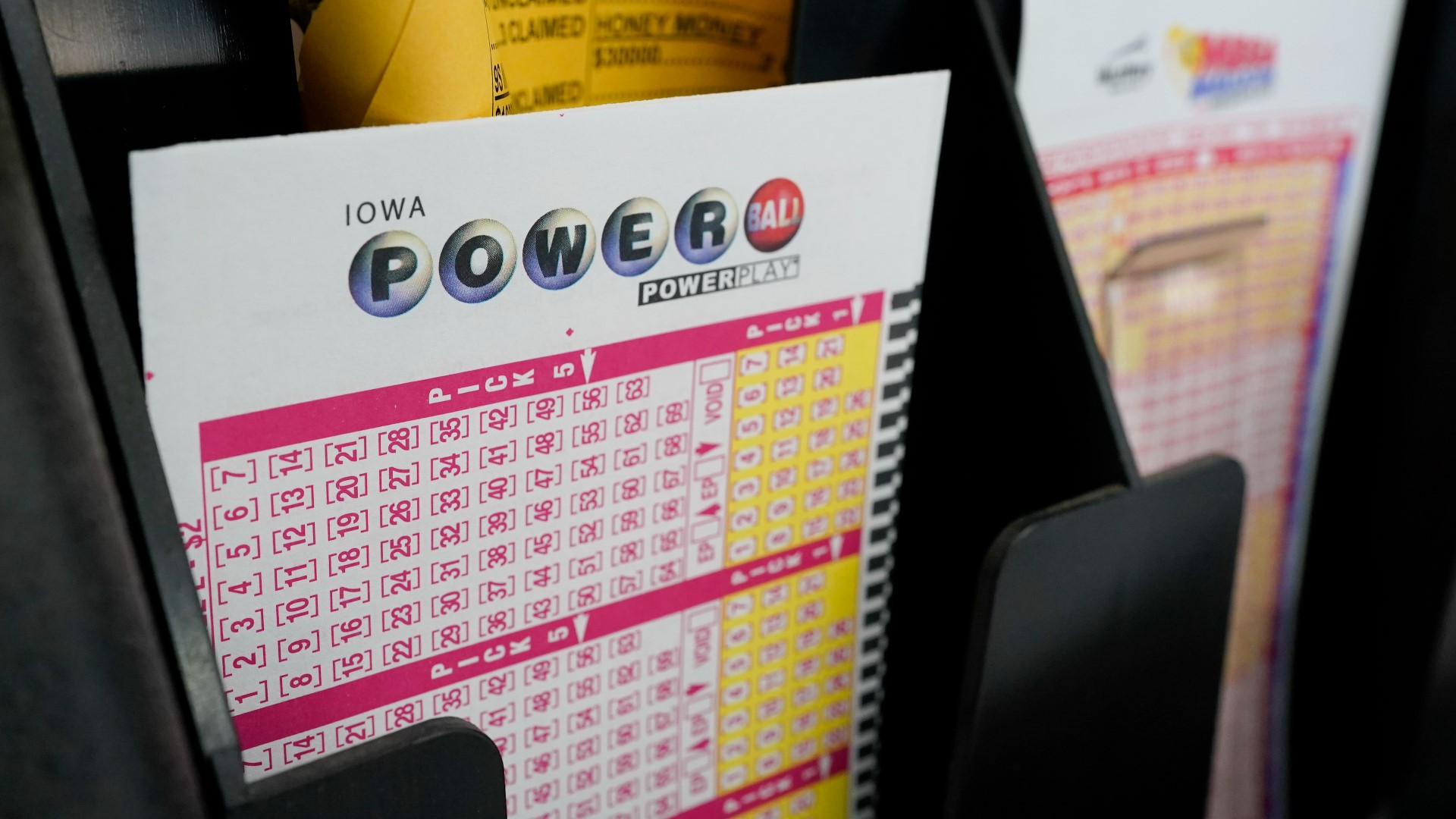 Players must match all five numbers and the Powerball to win the grand prize. The odds of that happening? Less than 1 in 292 million.