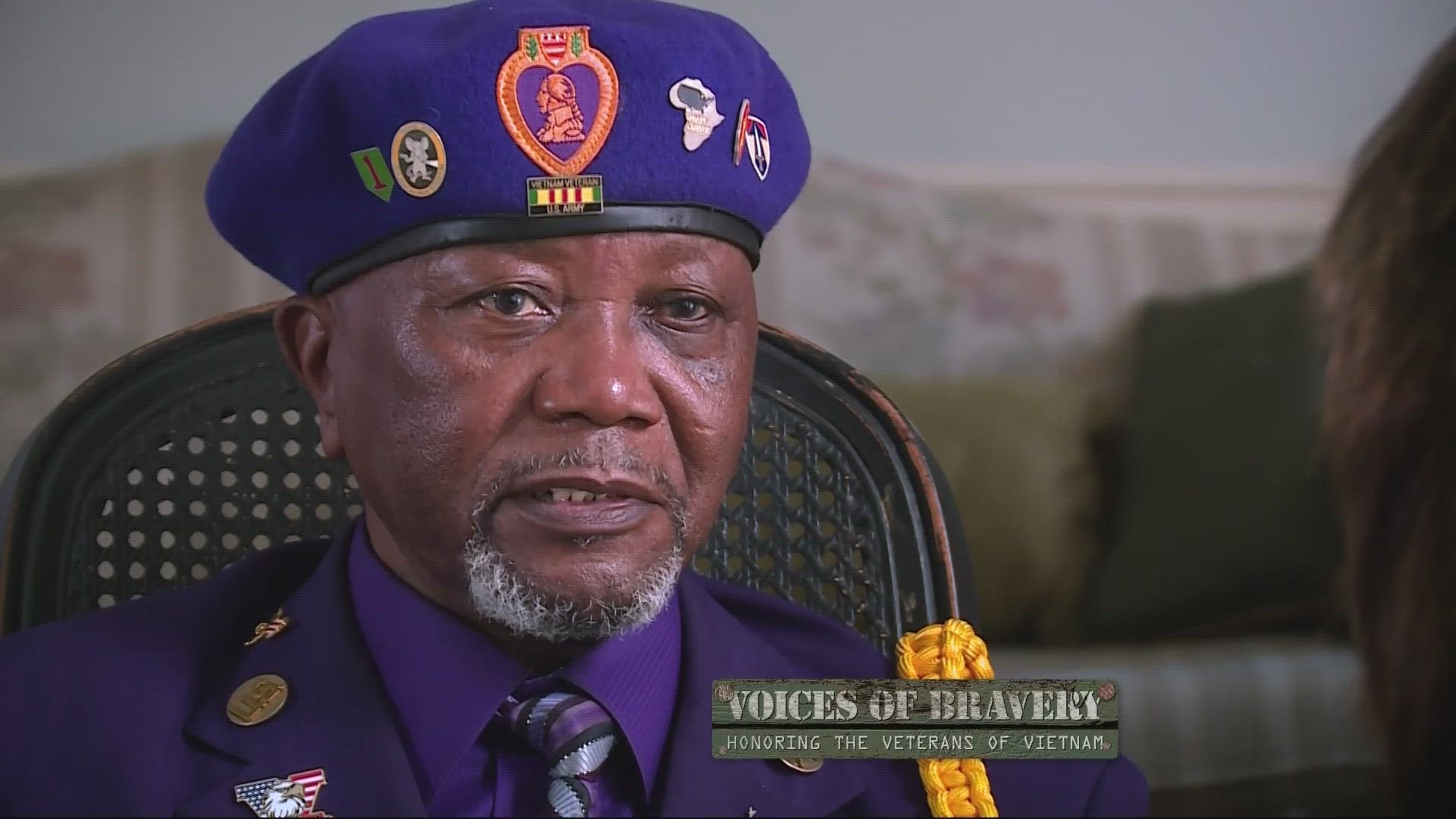 Sam Nelson is proud of his service in Vietnam.  But he had one of the most dangerous jobs there.  Now, a Purple Heart recipient, he tells what happened underground.