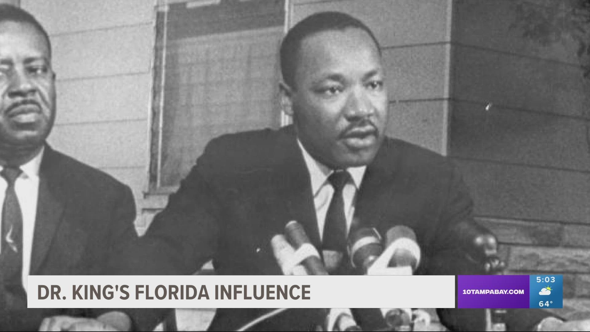 King's message of equality was not welcomed by all in Tampa. 10 Investigates found a police report detailing two bomb threats ahead of his speech.