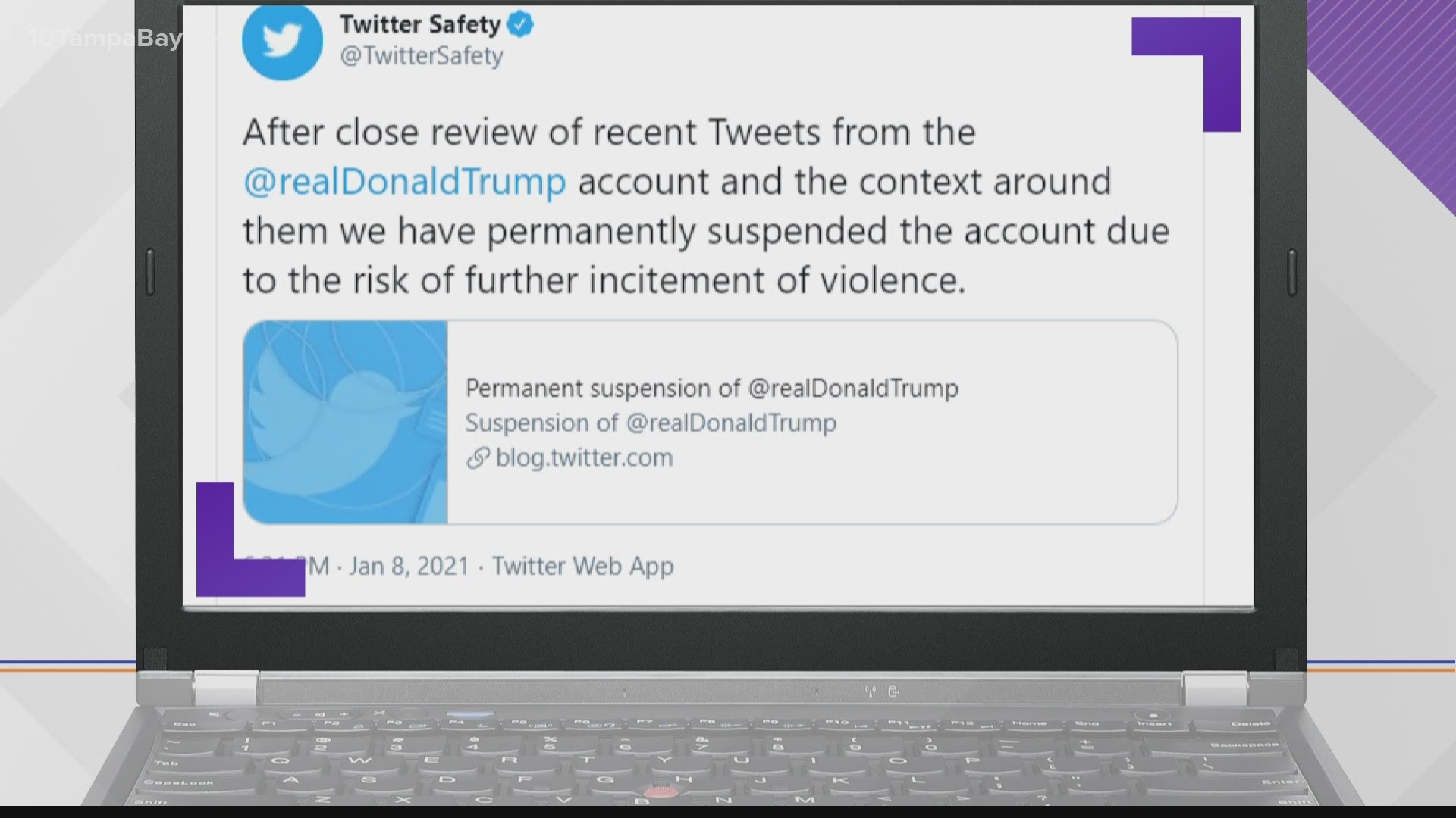 Expert says Twitter isn't violating Trump's free speech ...