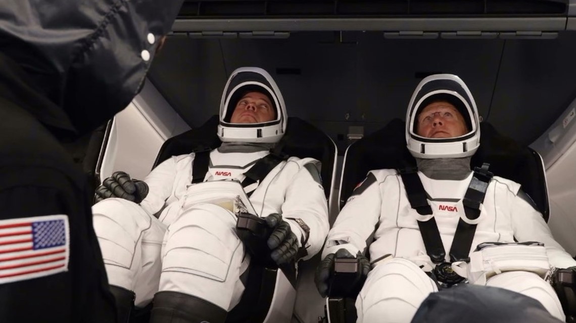 Liftoff! NASA, SpaceX make history with Crew Dragon launch - myfoxzone.com
