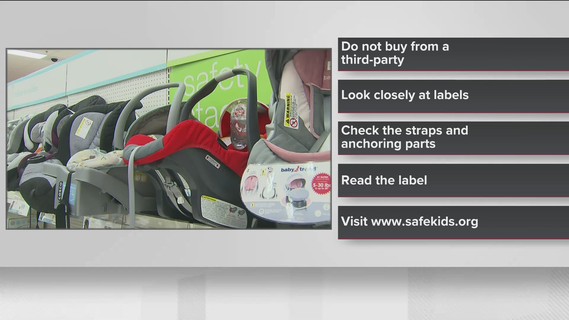 The right car seat can greatly reduce risk of serious injury and death.