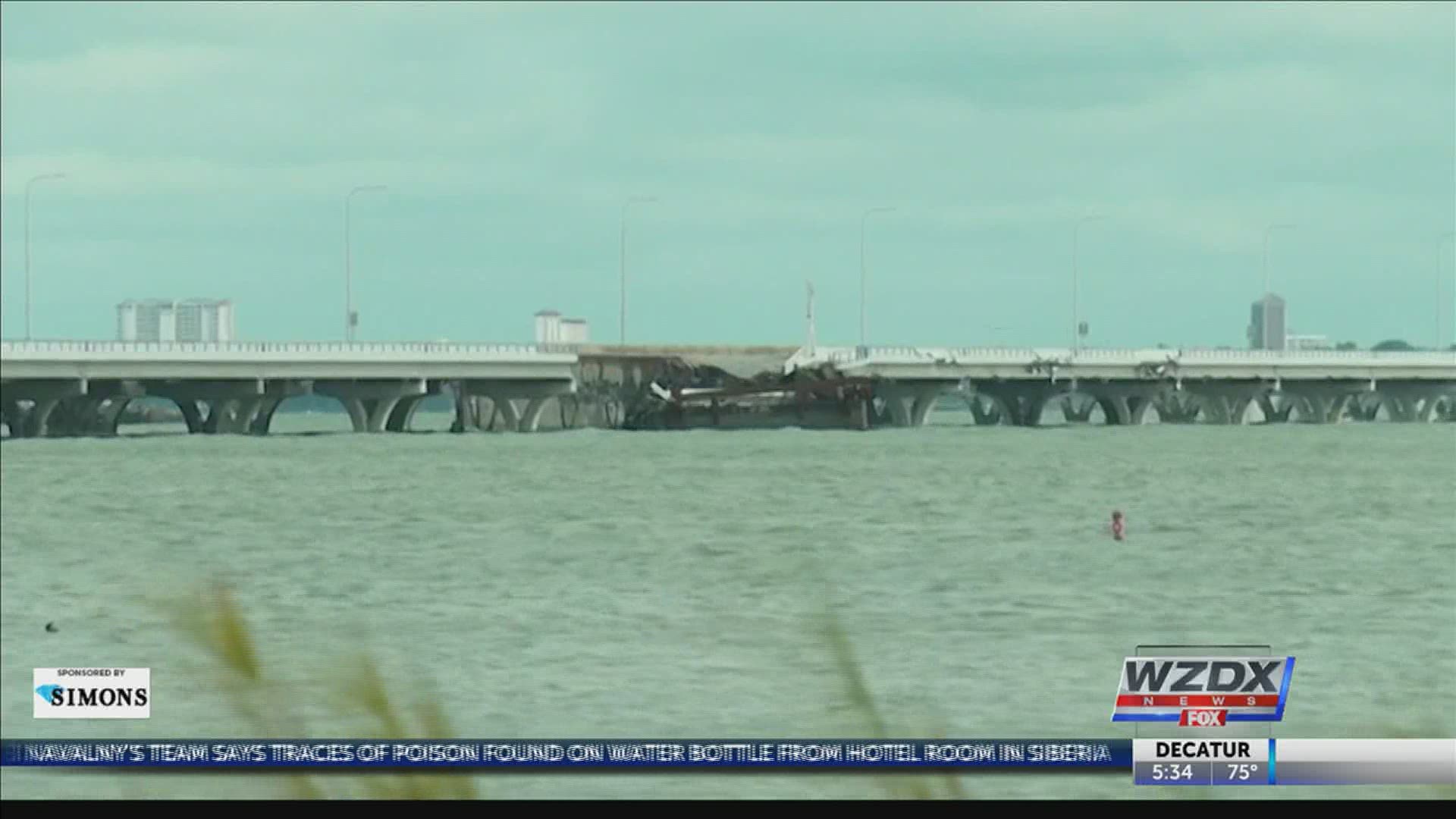 3 Mile Bridge was severely damaged and power is still out for hundreds of thousands after Hurricane Sally.