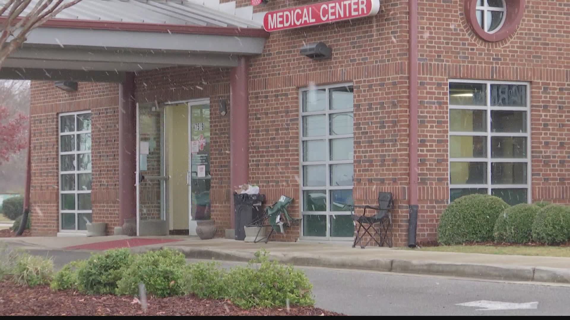 Workers at AFC Urgent Care say they were swamped the day after Thanksgiving. On Friday, they saw around 160 people who came for a COVID-19 test.